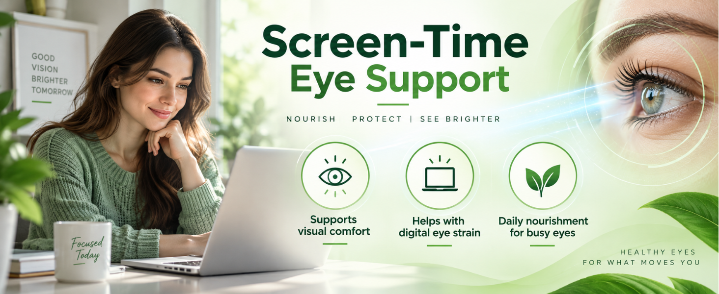 Nutrasium Eye Care Supplements | Lutein, Zeaxanthin Astaxanthin (120 Tabs)