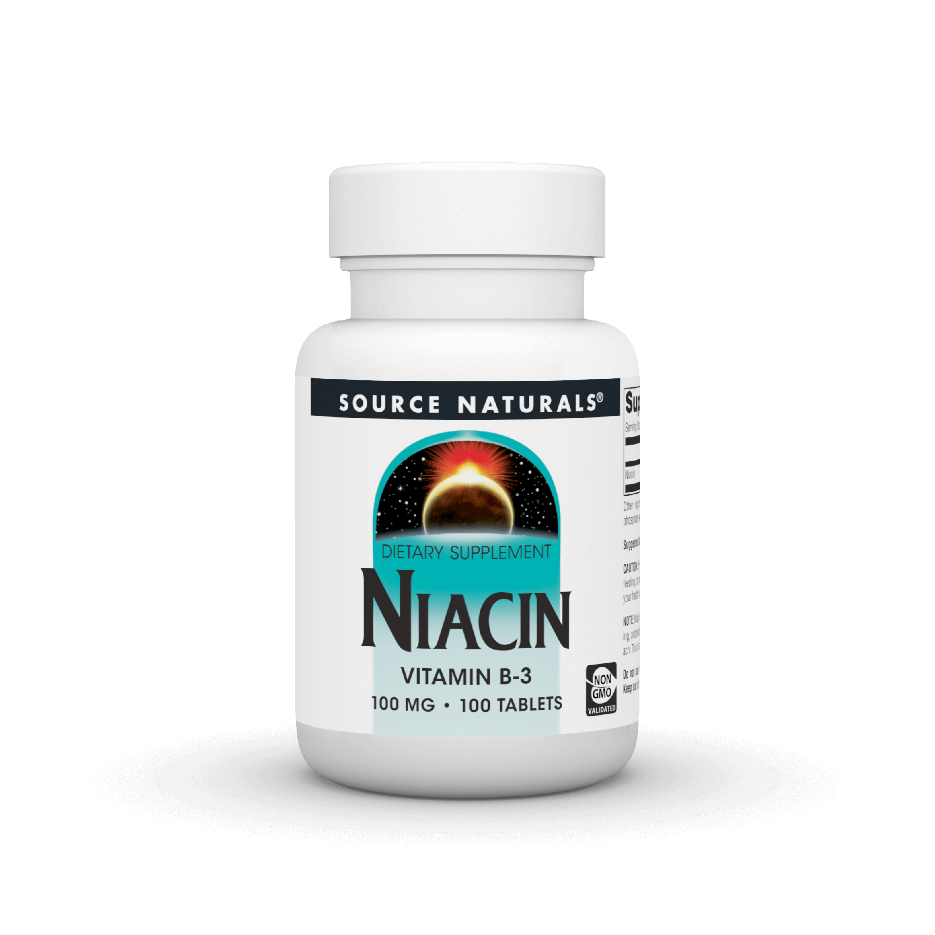 Source Naturals Niacinamide B-3, 100 mg- 250 Vegan Tablets