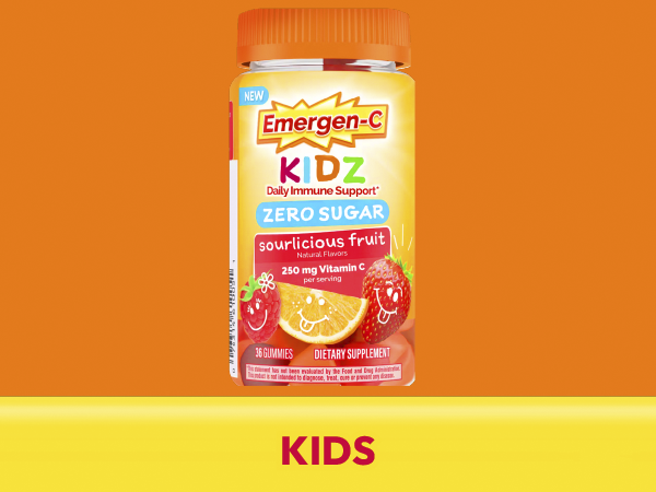 Emergen-C Vitamin C 1000mg Immune Support Powder, Orange, 30 Packets