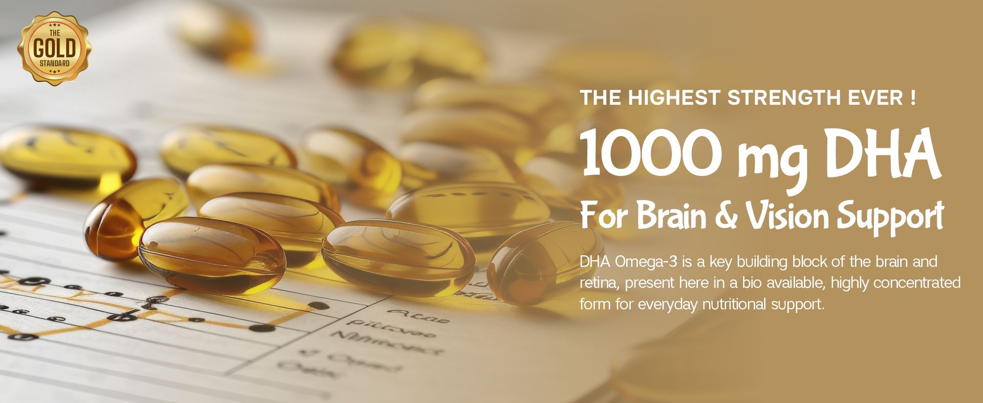 Bliss Welness 8X Strength Omega 3 Fish Oil Capsules | Highest Active Omega-3 Concentration - 3000mg Fish Oil Supplement with 1400mg EPA & 1000mg DHA for Men & Women | Muscle, Heart, Brain, Eyes, Skin & Joints Health Support | No Fishy Burps, Mercury Free | 60 Softgel Capsules