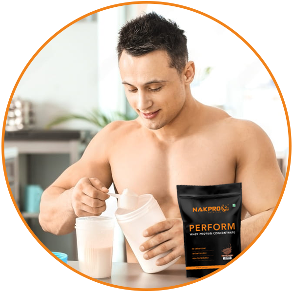 NAKPRO NUTRITION Perform Whey Protein Concentrate | 1kg DoubleRich-Chocolate | 24g Protein, Trustified Certified