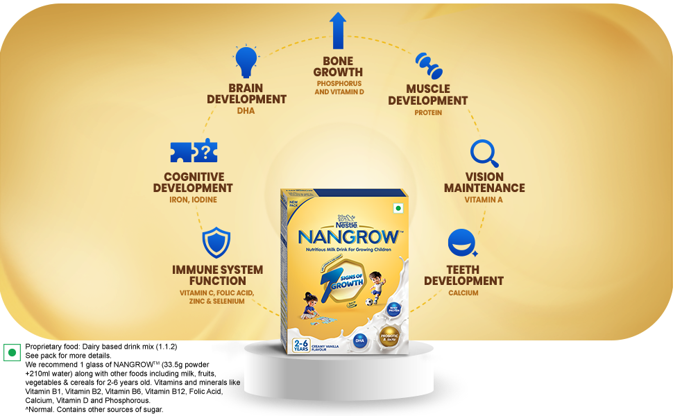 Nestlé Nangrow Nutritious Milk Drink Powder with Dino activity book, 400g