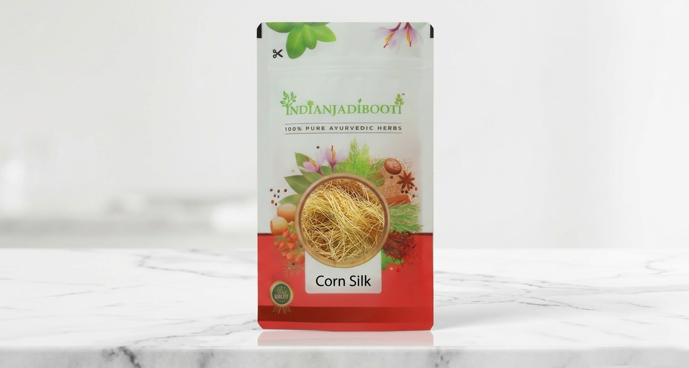 IndianJadiBooti Pure Corn Silk (Zea Mays) | Botanical for Urinary Harmony, Fluid Balance & Cooling Support | Bhuttey Ke Baal - Maize Hair (100 Grams)