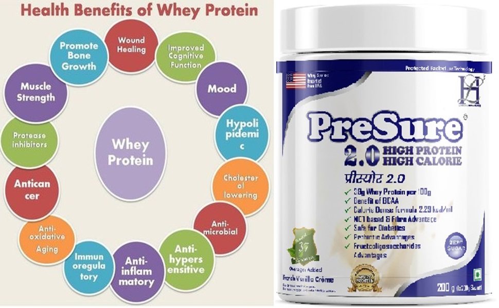 Whey Protein Powder Vanilla Creme Flavore For Men And Women_(400 GM)