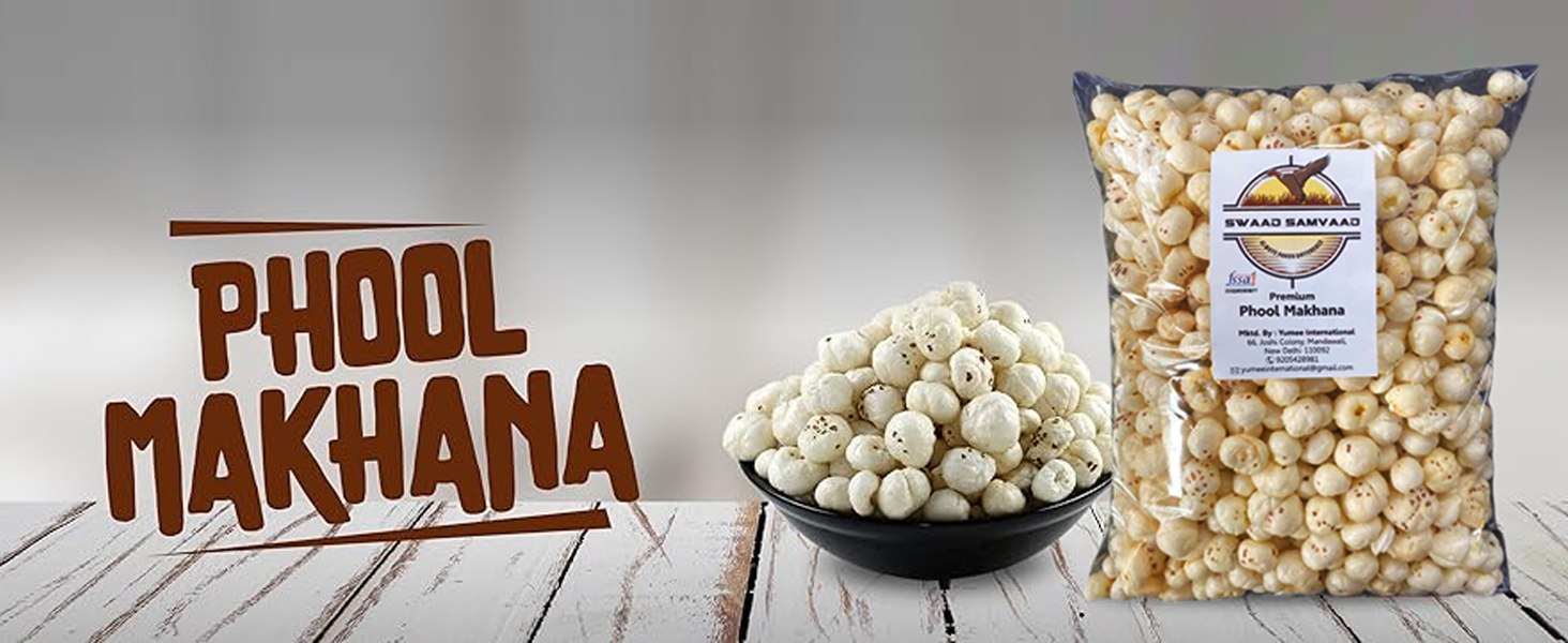 Desi phool makhana Jumbo Handpicked Lotus Seeds/Fox Nuts Big Size Phool Makhana (Pop/Gorgon Nut Puffed Kernels)(Without chamicals) (250Grams)