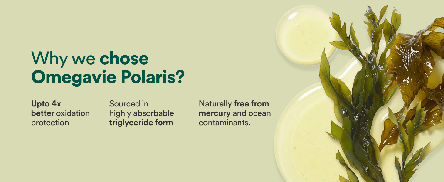 Origins Nutra Algal Omega-3 with OmegaVie® Polaris | Sourced from France