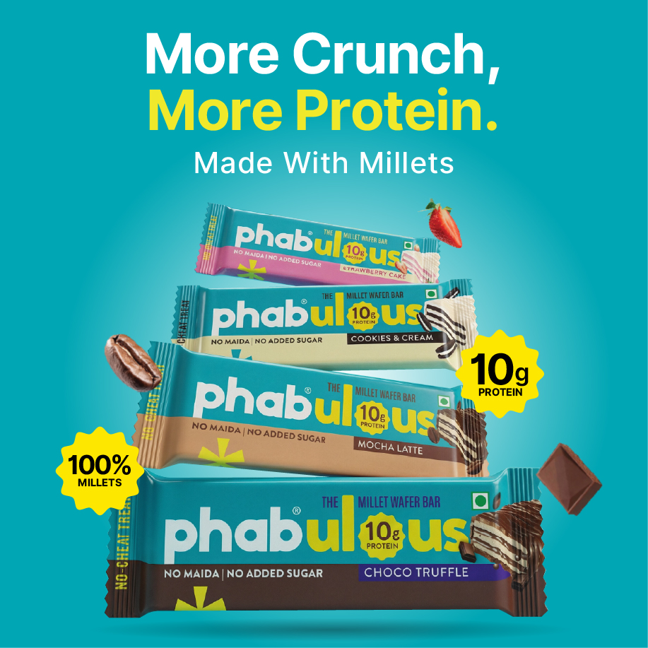 Phab Assorted Protein Bar with 21g Protein, 8g High Fibre & 0 Added Sugar 100% Vegetarian | Healthy & Tasty Protein bars | Trans Fat-Free & No Preservatives Protein bars (Pack of 12 x 65g)