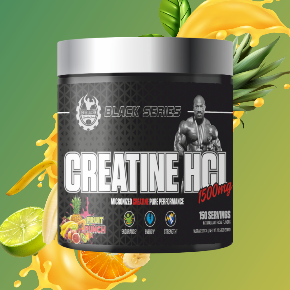 Dexter Jackson Black Series Creatine HCL |Orange Blast Flavor | 150 Servings,300 gm