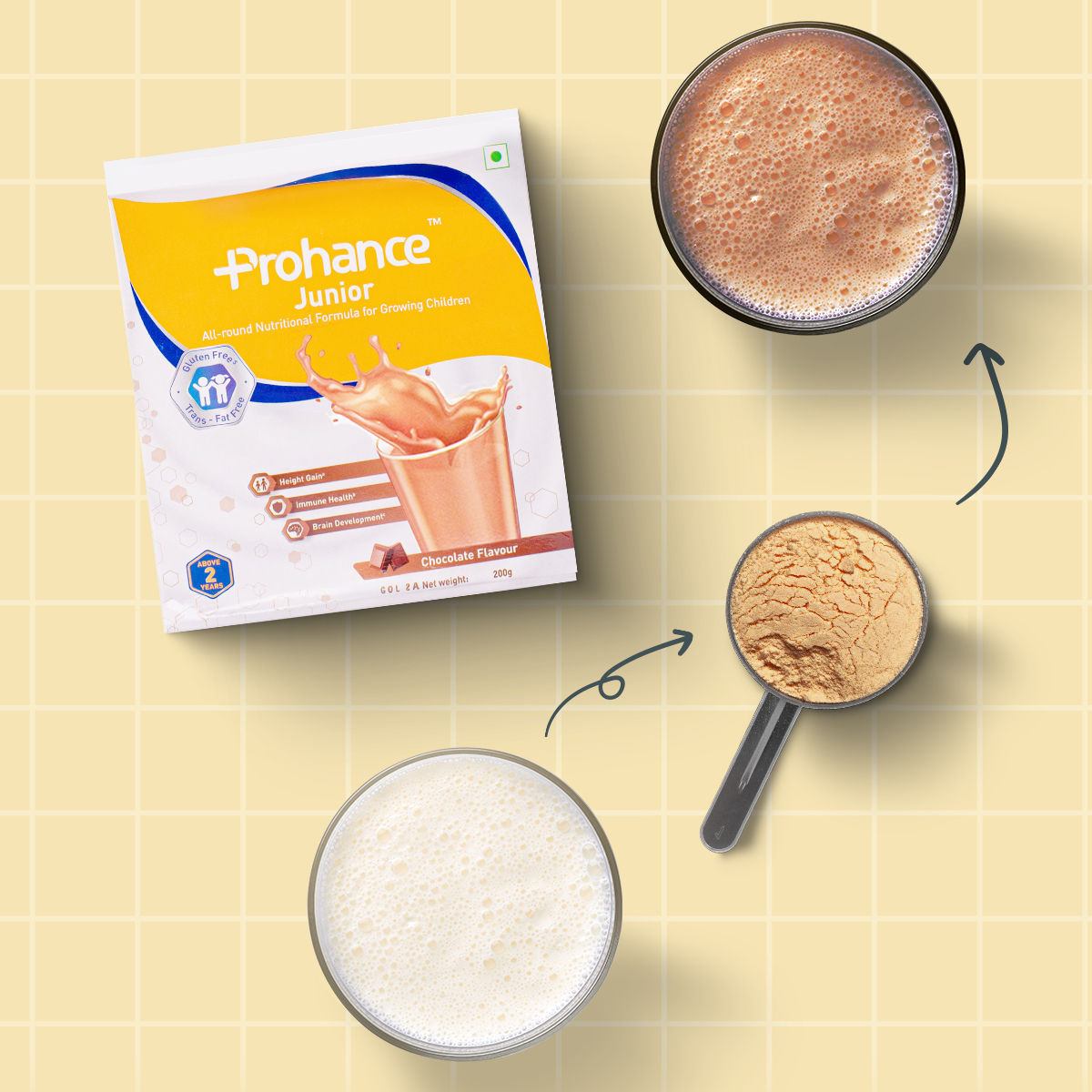 Prohance Junior 200G-All-Round Nutritional Formula Powder For Growing Children(Vanilla)