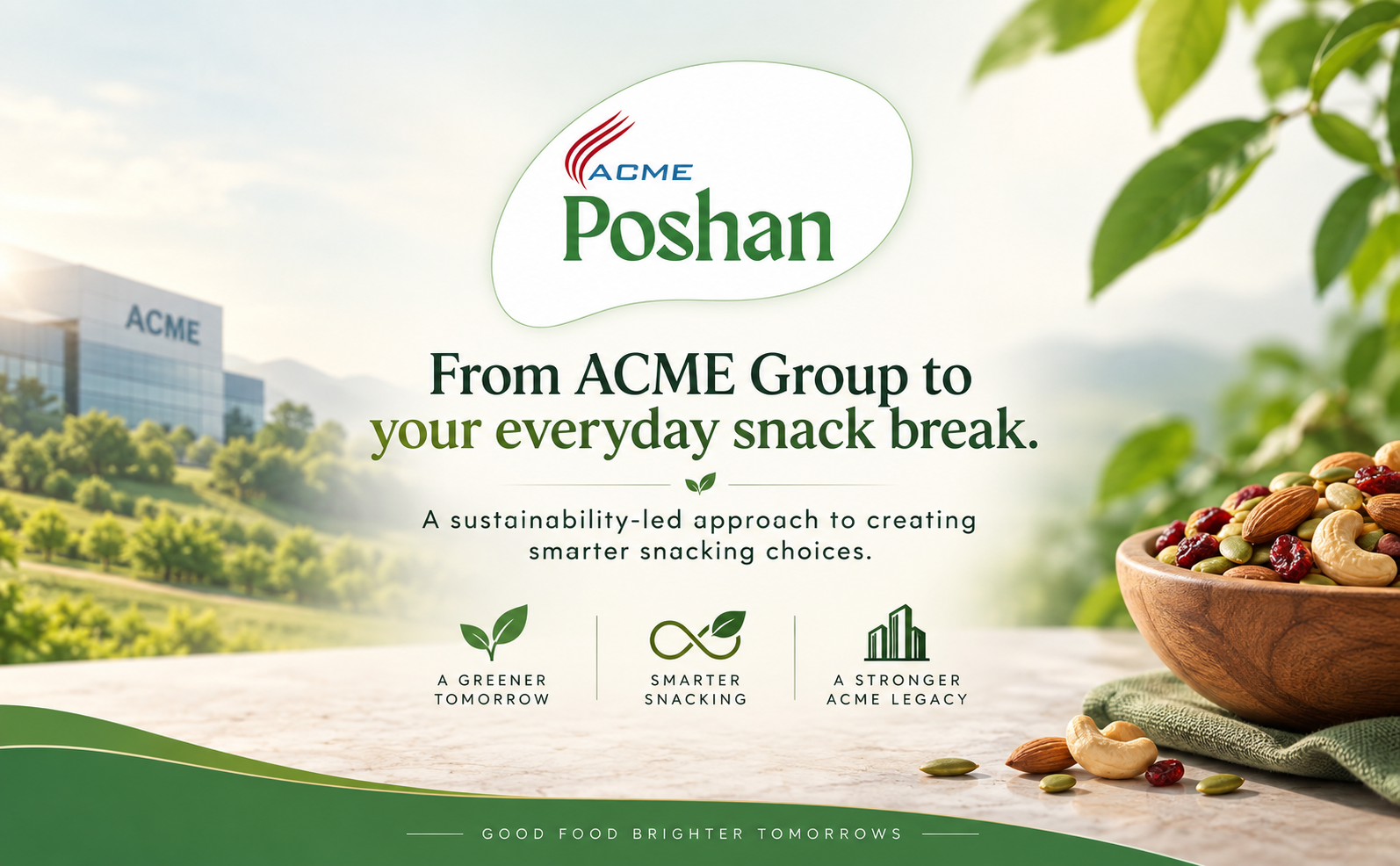 ACME Poshan Snack Variety Pack, Dark Chocolate & Dry Fruits Protein Bar, Nutri+ Noodles Korean Chilli, Nutri+ Puffs Spicy Fusion, High Protein, No Palm Oil, No MSG Healthy Snacks Combo, Pack of 3