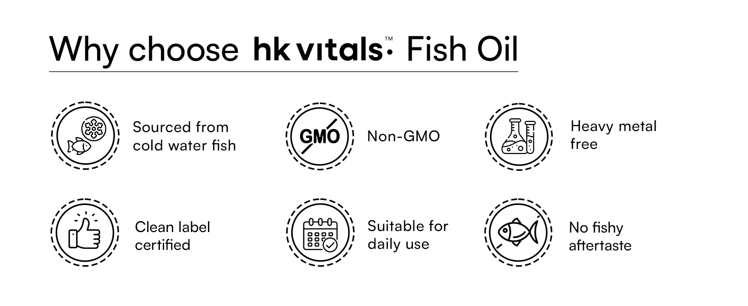 hk vitals Fish Oil & Multivitamin Combo, 2 x 30 Tablets