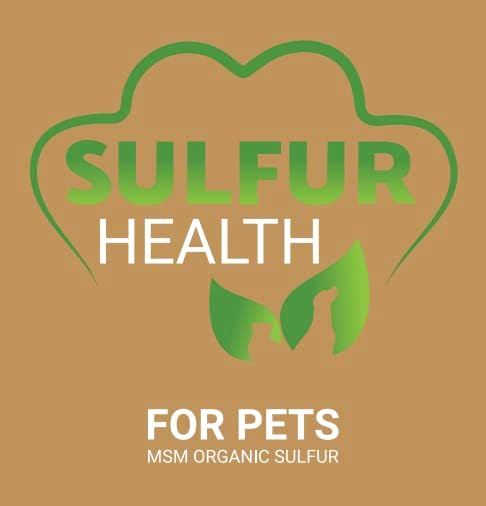 Organic Pet Sulfur - 99.9% Pure MSM Supplement for Pets - Lab-Tested and Certified Pet MSM 4