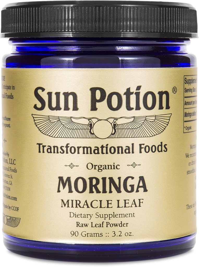 Sun Potion Moringa Leaf Powder - 90 Gram Jar 2