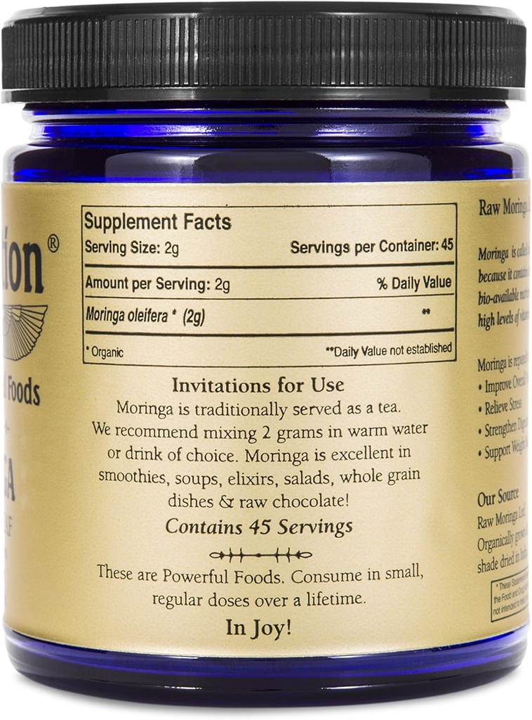 Sun Potion Moringa Leaf Powder - 90 Gram Jar 5