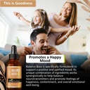 Herbal Goodness Balance Boss - Liquid Mood Support Supplement | Natural Calmness & Emotional Balance Aid | Stress & Energy Boost with Rhodiola Rosea | 1 oz Bottle 5