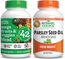 Botanic Choice - Mega Fruits & Veggies and Parsley Seed Oil Bundle - Energy Balance & Breath Freshener Supplements for Adults 2