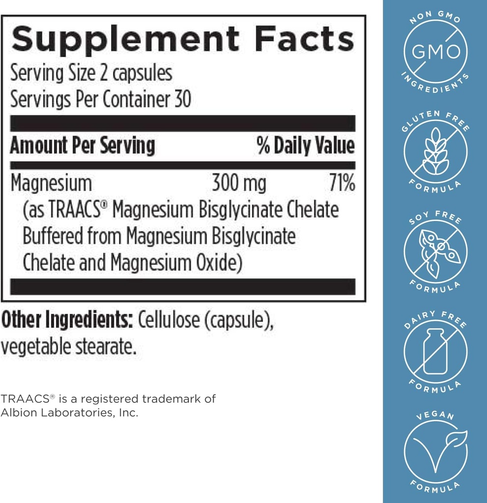 Designs for Health Magnesium Glycinate Complex (60 Capsules) & Whole Body Collagen (30 Servings) Bundle - High Absorption Magnesium with Premium Collagen Powder to Support Bones, Skin & Joints 4