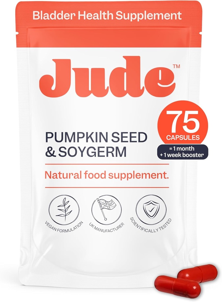 Jude Bladder Control Supplements for Women | Overactive Bladder Support Pills to Reduce Leakage and Incontinence | Day and Night Tablets with Go Less for Frequent Urination, Nocturia, OAB | 75 Count 2