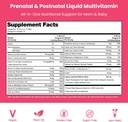 Mother's Promise Prenatal & Postnatal Multivitamin for Women | Sugar Free Liquid Prenatal Vitamins for Women with Folate, Choline & Organic Fruits for Preconception, Pregnancy & Nursing | Vegan 5