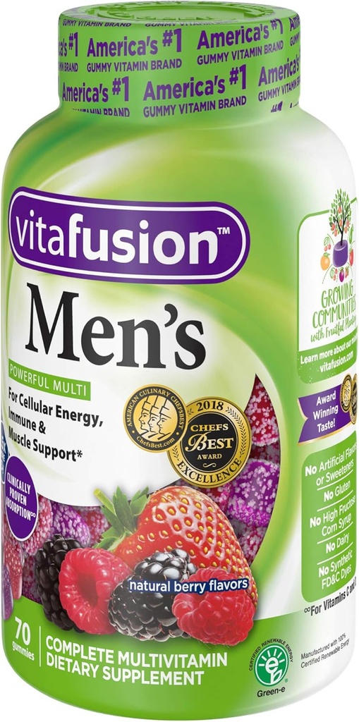 Vitafusion Men's Gummy Vitamins, 70ct 6