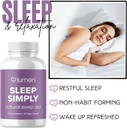 Lumen Naturals Sleep Aid for Adults, Herbal Supplement with Melatonin, Valerian Root, Magnesium, Deep Sleep Support to Promote Calm Deep Sleeping for Better Rest - 60 Capsules 4