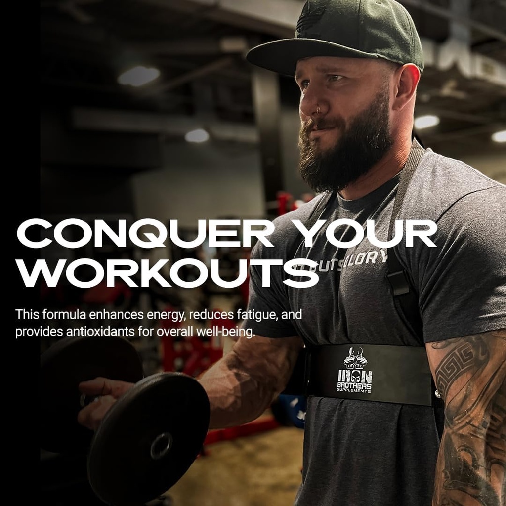 Iron Brothers Supplements Shred for Men & Women | Strong Appetite Suppressant for Weight Loss Management | Supports Cognitive Function Promotes Endurance Increases Energy - Fat Burner - Reduce Craving 6