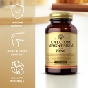 Solgar Calcium Magnesium Plus Zinc, 100 Tablets (Pack of 3) - Promotes Healthy Bones and Teeth - Supports Nerve & Muscle Function - Non-GMO, Vegan, Gluten Free, Dairy Free, Kosher - 100 Total Servings 5