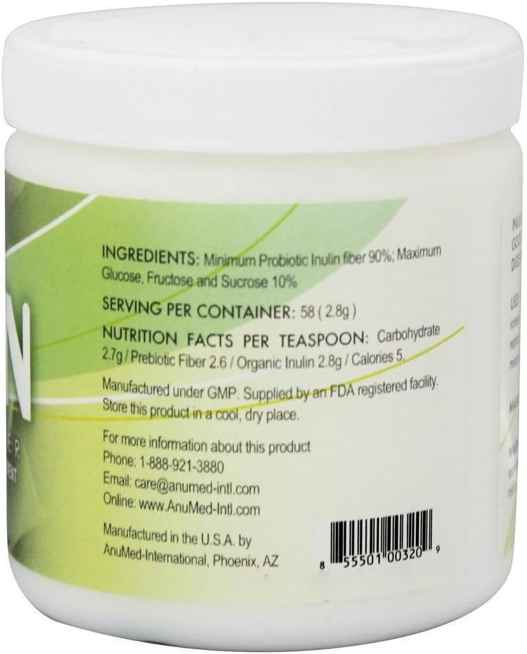 Inulin AnuMed Intl 6 oz Powder 4