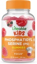 Lifeable Zinc 25mg Kids + Phosphatidylserine (PS) Kids, Gummies Bundle - Great Tasting, Vitamin Supplement, Gluten Free, GMO Free, Chewable Gummy 4