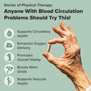 nooro Vital Flow Advanced Blood Circulation Supplement with Nitric Oxide Boost, Vitamin D3, Magnesium, Probiotic Blend, Veins Support Non-GMO and Gluten Free 60 Capsules 4