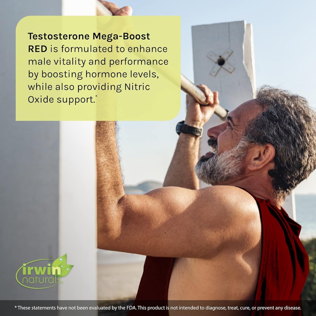 Irwin Naturals Testosterone Mega Boost Red 68 Sgels 5