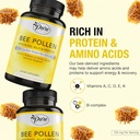 Pure By Nature Bee Pollen Supplement with Propolis & Royal Jelly for Immune Support, Antioxidant Properties, 120 Non-GMO Vegetarian Capsules 4