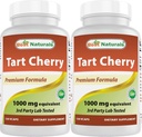 Best Naturals Tart Cherry Extract 1000 mg 120 Capsules (120 Count (Pack of 2)) 2