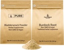PURE ORIGINAL INGREDIENTS Burdock Root and Bladderwrack Powder Bundle, 8 oz Each, Lab-Verified, Herbal Supplements 2