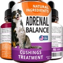 Adrenal Balance for Dogs and Cats - Cushings Treatment for Pets, Adrenal Support w/ Ashwagandha, Licorice Root, Rhodiola Rosea - 2oz Herbal Drops 2