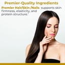 Premier Research Labs Premier Hair/Skin/Nails - Hair Growth Supplement for Women & Men with Keratin, Vitamins for Hair Growth, Beauty from Within for Hair, Skin and Nails - 60 Vegetarian Capsules 4