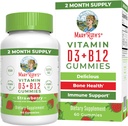 MaryRuth Organics Vegan Vitamin D3 + Vitamin B12 Gummies | 2 Month Supply | Supports Bone Health | Immune Support Supplement | Energy Supplements | Methyl B12 Vegan Non-GMO Gluten Free | 60 Servings 2