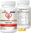 CoQ10 600mg 1PCS Bundle with 800mg Liposomal CoQ10 Ubiquinol Supplement 1PCS 3