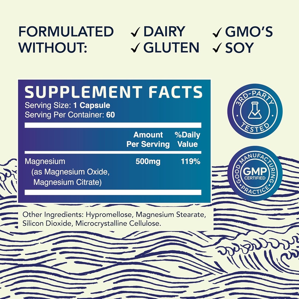 Magnesium Lotion and Magnesium Citrate Supplement | Full Body Magnesium Support for Body and Mind with 8 Fl Oz Topical Magnesium Plus 1 Month Supply Magnesium Complex Pills 3