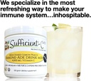 Sufficient-C High Dose Non-GMO Vitamin C - Lemon Peach Immune-Ade Drink Mix 250 Grams - Healthy Hydration Like Never Before (2 Pack) 6