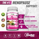 GreeNatr Menopause Supplements for Women - Perimenopause Supplements Women with Dong Quai & Black Cohosh for Menopause Hot Flashes - Menopause Support for Sleep Quality & Hormone Balance - 3 Bottles 3