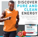 Truth Nutrition Vegan BCAA Powder- 2:1:1 Ratio Natural BCAAs Amino Acids Powder for Energy, Muscle Building, Post Workout Recovery Drink for Muscle Recovery (Blood Orange, 30 Servings) 6
