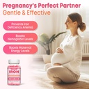 Vegan 2 Pack Iron Supplement Gummies for Women & Men, Anemia, Blood Builder & Energy Support for Iron Deficiency, with Vitamin C, A, B Complex, Folate, CoQ10, Sugar Free, Non-GMO, 120 Count 6