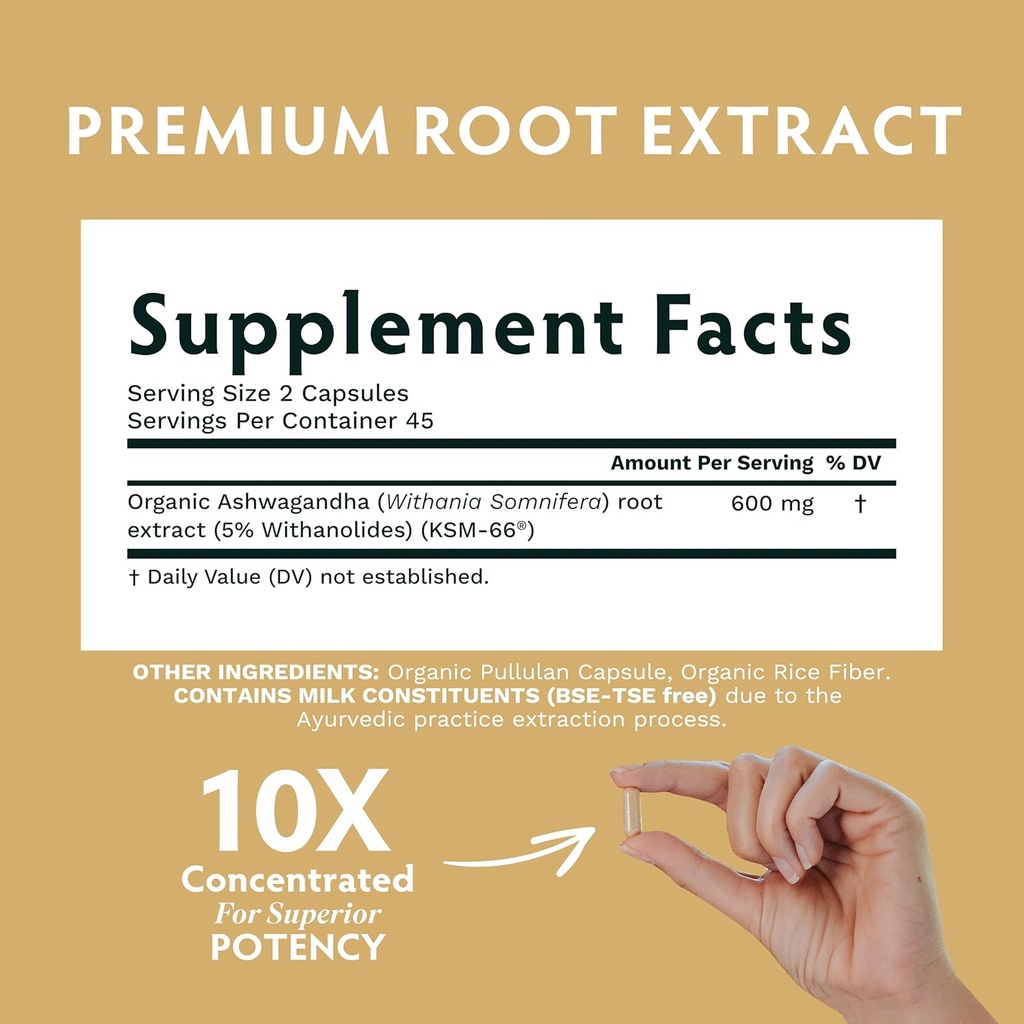 TRIBE ORGANICS Hormonal Wellness Duo - Ashwagandha & Shatavari Capsules - Supports Women’s Wellness and Balance 5