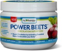 Nu-Therapy Power Beets - Super Concentrated Circulation Superfood - Dietary Supplement – Delicious Acai Berry Pomegranate Flavor – Non-GMO Beet Juice Powder - 30 Servings, red, 5.8 Ounce (Pack of 1) 2