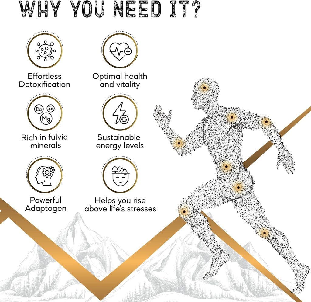 NutroTonic® Authentic Himalayan SHILAJIT® | 60 Days Sun Dried Organic Most Potent Premium Resin | Lab Tested for Safety | Natural Source of Fulvic Acid +86% & Humic Acid +10% 4