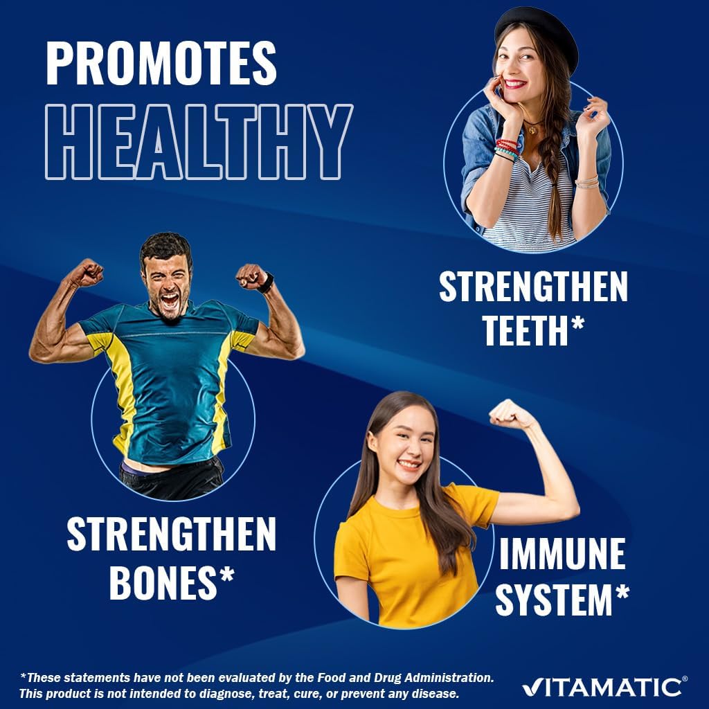 Vitamatic Vitamin D3 5000 IU (125 mcg) – 500 Mini Softgels Olive Oil-Based Formula – Cold-Pressed – 500-Day Supply – Supports Bone, Muscle & Immune Health – Non-GMO & Gluten-Free 6