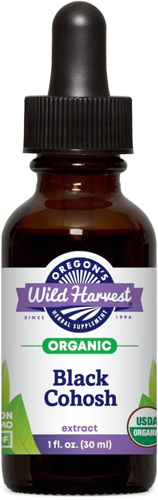 Oregon's Wild Harvest 1:1 Organic Black Cohosh Extract, 1 Fluid Ounce 2