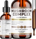 Liquid Mushroom Complex | Herbal Liquid Drops| Mushroom Supplement | Lion's Mane, Reishi, Shiitake, Chaga, Cordyceps, Coriolus Versicolor | NonGMO 2oz - 60 Day Supply 2