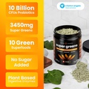 NutraChamps Super Greens Powder Premium Superfood | 20+ Organic Green Veggie Whole Foods | Wheat Grass, Spirulina, Chlorella | Antioxidant, Digestive Enzyme & Probiotic Blends (9.0 OZ, Mango) 6